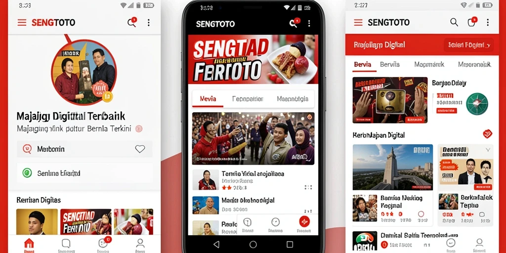 Antarmuka pengguna SENGTOTO yang modern dan menarik.